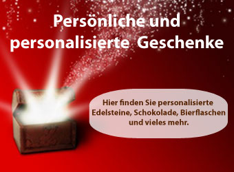 Persoenliche und personalisierte Geschenke zu Weihnachten