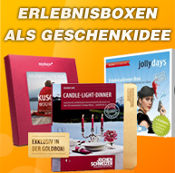 Erlebnisboxen, Geschenkboxen zu 
Weihnachten schenken