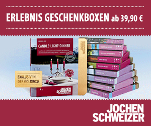 Geschenkideen, Erlenbisboxen und mehr bei Jochen Schweizer