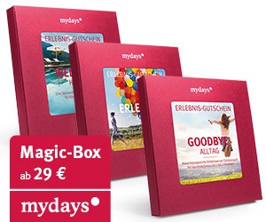 Geschenk zu Weihnachten der besonderen Art: Magic-Boxen von Mydays