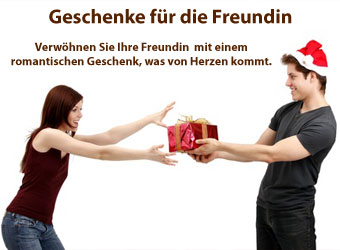 Weihnachtsgeschenke fuer die Freundin